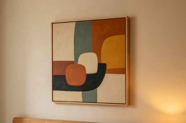 Morandi Color Scheme Geometric Decorative Painting
